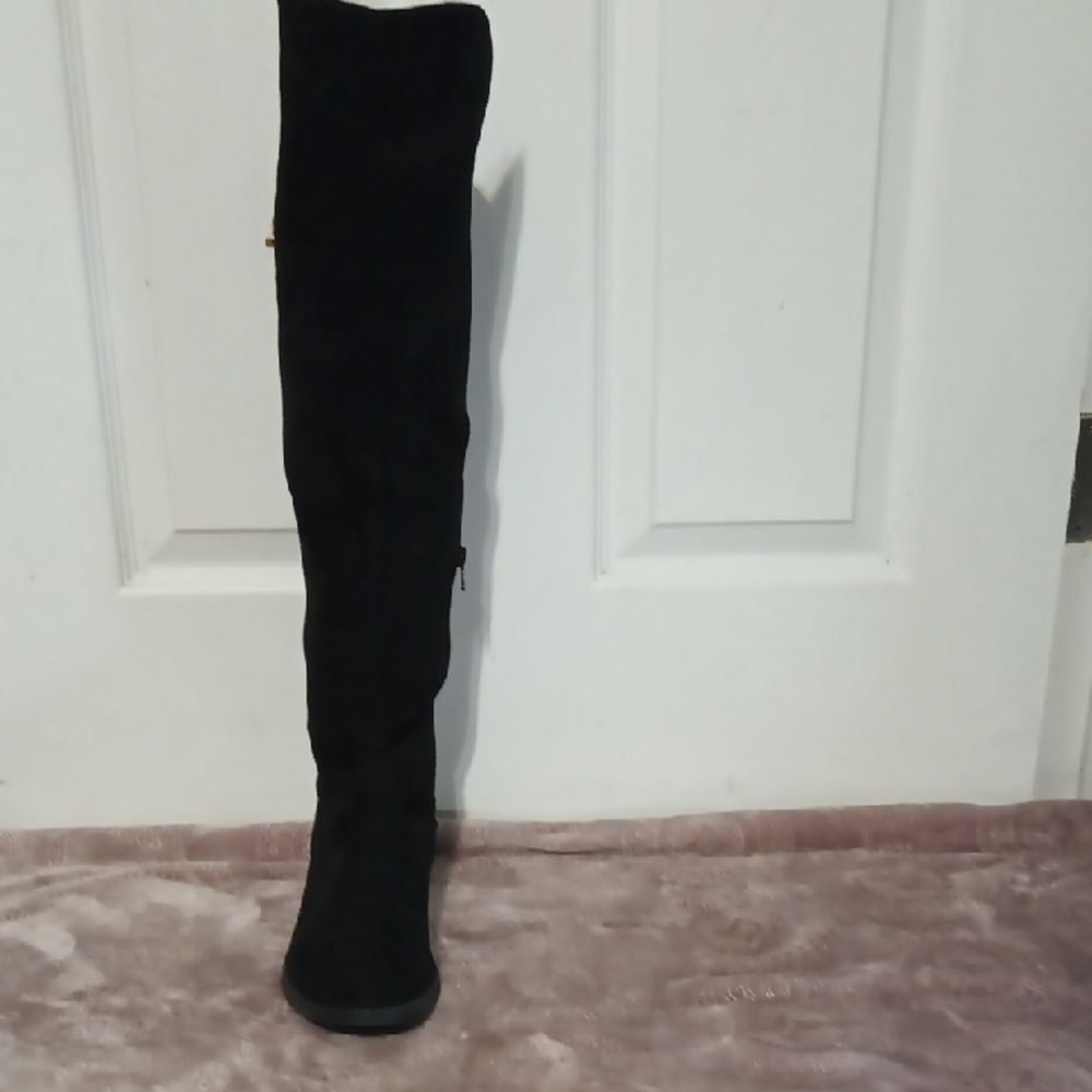 Rebel By Zigi Black Over the Knee Women's Boots - Picture 8 of 8